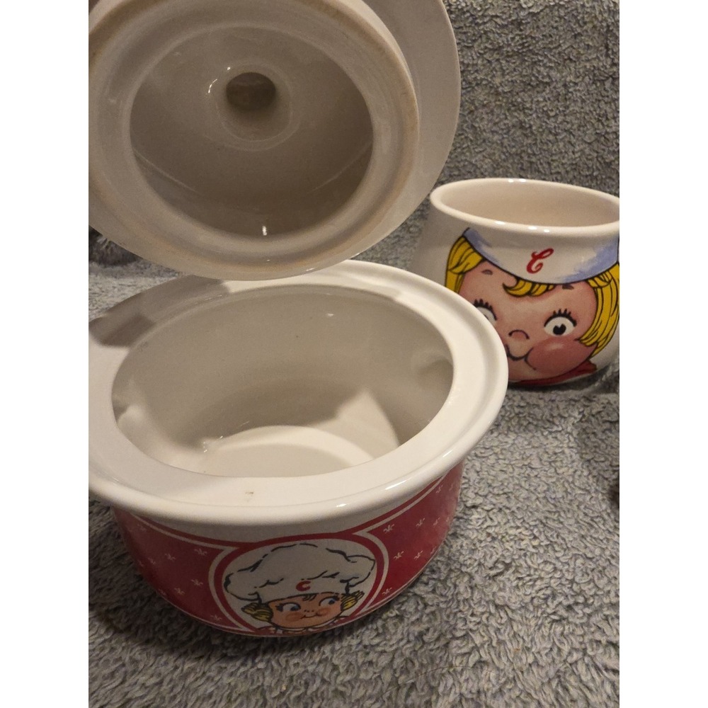 Set Of 3‎ Vintage Campbell Soup Crocs (2) And Soup Mug (1) - Picture 3 of 9